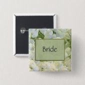 Badge Carré 5 Cm Bouton nuptiale fait sur commande (Devant & derrière)