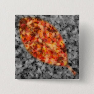 Badge Carré 5 Cm Bouton Ombres lumineuses