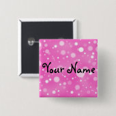 Badge Carré 5 Cm Bouton personnalisé (Devant & derrière)