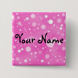 Badge Carré 5 Cm Bouton personnalisé