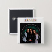 Badge Carré 5 Cm Bouton personnalisé (Devant & derrière)