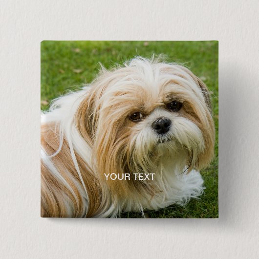 Badge Carré 5 Cm Bouton photo personnalisé (Devant)