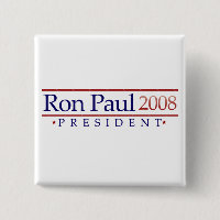 Bouton présidentiel de Ron Paul 2008