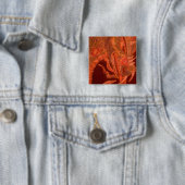 Badge Carré 5 Cm Bouton principal de dragon (En situation)