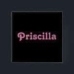 Badge Carré 5 Cm Bouton Priscilla<br><div class="desc">Bouton Priscilla</div>