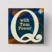 Badge Carré 5 Cm Bouton Q CBC (Devant)