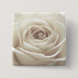 Badge Carré 5 Cm Bouton rose