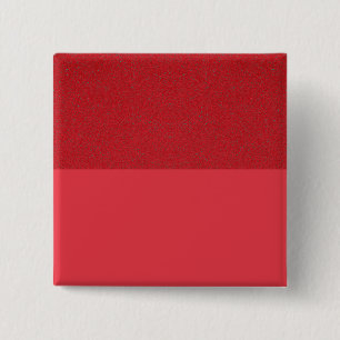 Badge Carré 5 Cm Bouton rouge à tomate sur-lisse - Personnalisable