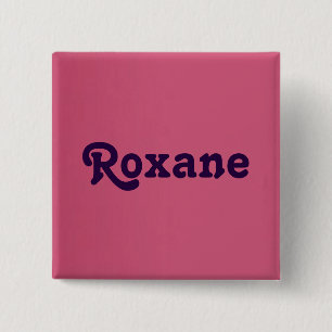 Badge Carré 5 Cm Bouton Roxane