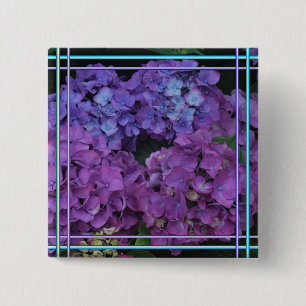 Badge Carré 5 Cm Bouton Royale violet