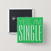 Badge Carré 5 Cm Bouton SIMPLE (Devant & derrière)