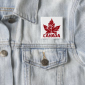 Badge Carré 5 Cm Bouton souvenir Canada Cool Boutons Canada Cadeaux (En situation)