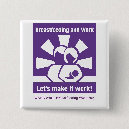 Badge Carré 5 Cm Bouton WBW15 (anglais) (Devant)