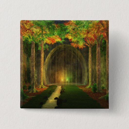 Badge Carré 5 Cm Bouton Wellinghall (Devant)