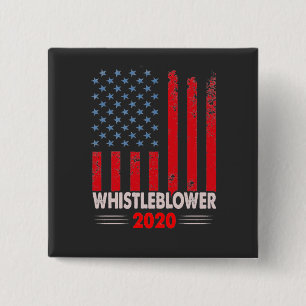 BADGE CARRÉ 5 CM BOUTON WHISTLEBLOWER 2020.