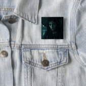 Badge Carré 5 Cm Boutons (En situation)