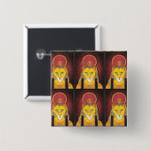 Badge Carré 5 Cm boutons (Devant & derrière)