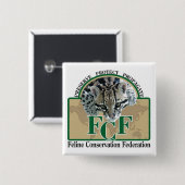 Badge Carré 5 Cm Boutons carrés (Devant & derrière)