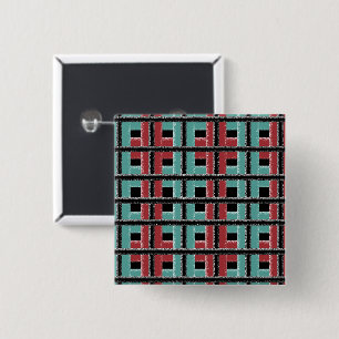Badge Carré 5 Cm Boutons de colonisation