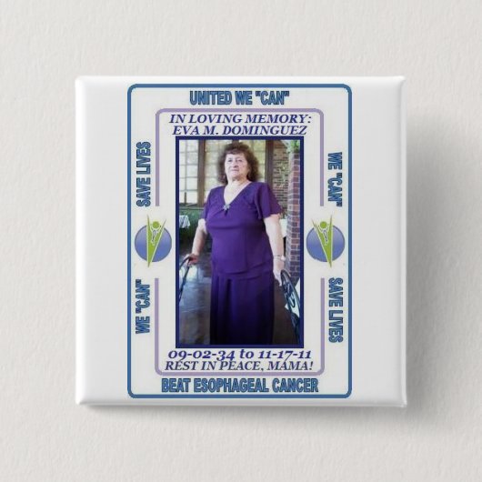 BADGE CARRÉ 5 CM BOUTONS DE DOMINGUEZ (Devant)