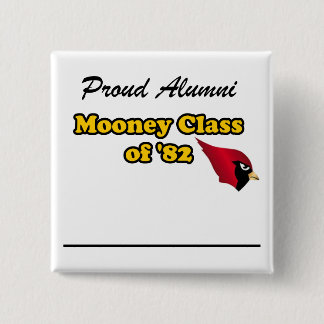 Badge Carré 5 Cm Boutons de la Réunion