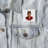 Badge Carré 5 Cm Boutons de Palin (En situation)