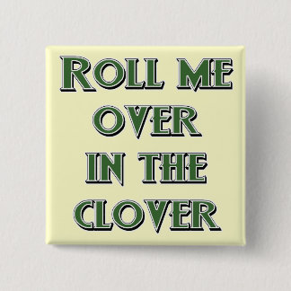 Badge Carré 5 Cm Boutons d'Irlandais du jour de St Patrick