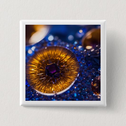 Badge Carré 5 Cm Boutons du concepteur (Devant)