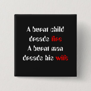 Badge Carré 5 Cm Boutons Humour