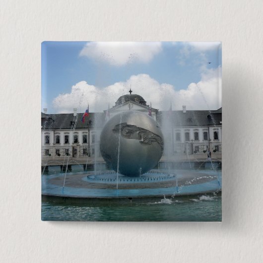 Badge Carré 5 Cm bratislava herbalkovich (Devant)