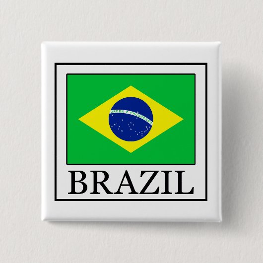 Badge Carré 5 Cm Brésil (Devant)