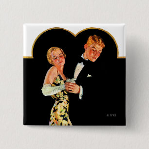 Badge Carré 5 Cm Bretelle perdue