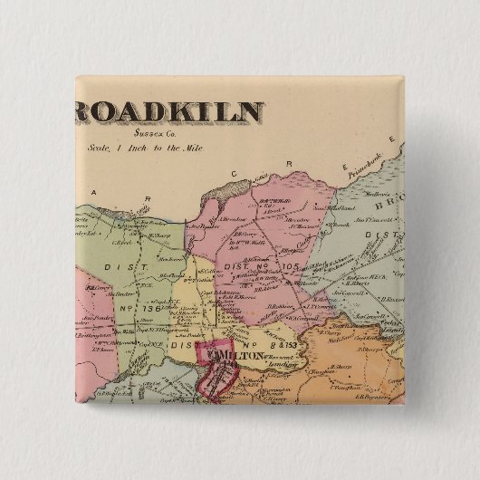 Badge Carré 5 Cm Broadkiln (Devant)