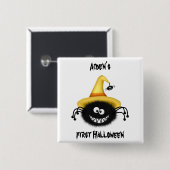 Badge Carré 5 Cm Broche à araignée (Devant & derrière)