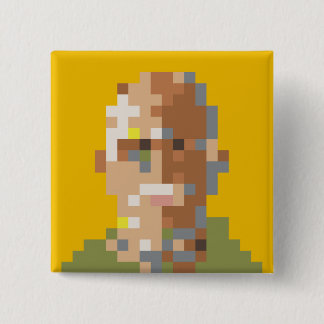 Badge Carré 5 Cm Broche Guignard Quadrado