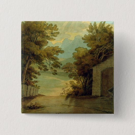 Badge Carré 5 Cm Brochets de Langdale (Devant)