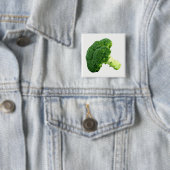 Badge Carré 5 Cm Brocoli (En situation)