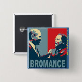 Badge Carré 5 Cm Bromance ! (Devant & derrière)