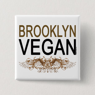 Badge Carré 5 Cm Brooklyn Vegan
