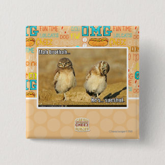 Badge Carré 5 Cm Brothah d'heure-milliampère