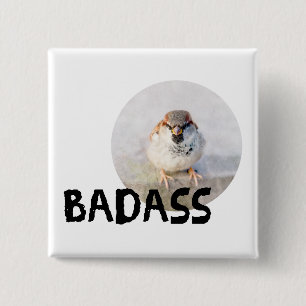 Badge Carré 5 Cm Bruant - Badass
