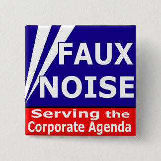 Badge Carré 5 Cm Bruit de Faux servant l'ordre du jour d'entreprise