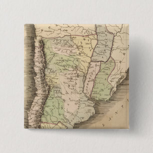 Badge Carré 5 Cm Buenos Aires, Chili et Patagonie