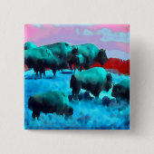 Badge Carré 5 Cm Buffles (Devant)