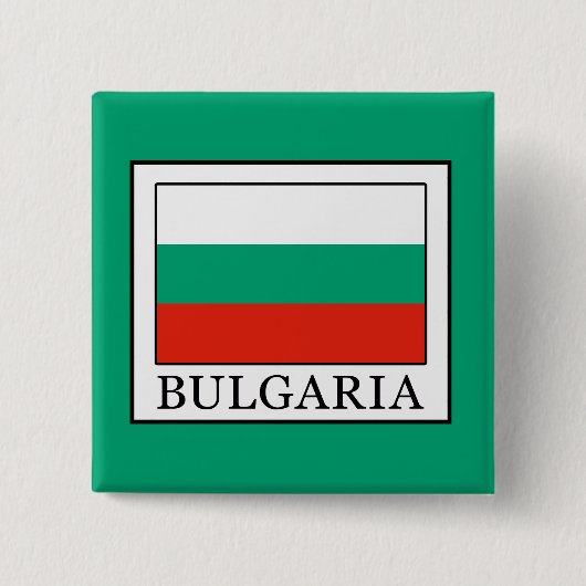 Badge Carré 5 Cm Bulgarie (Devant)