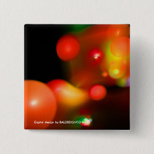 BADGE CARRÉ 5 CM BULLES QUANTUMES