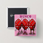 Badge Carré 5 Cm Bunco (Devant & derrière)