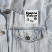 Badge Carré 5 Cm Bunco Babes (En situation)