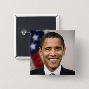 Badge Carré 5 Cm Bureau du président élu Barack Obama