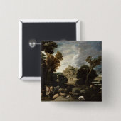 Badge Carré 5 Cm Bush brûlant, c.1635 (Devant & derrière)